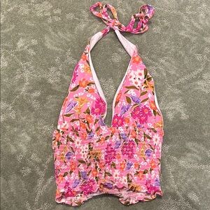 Floral Halter Top